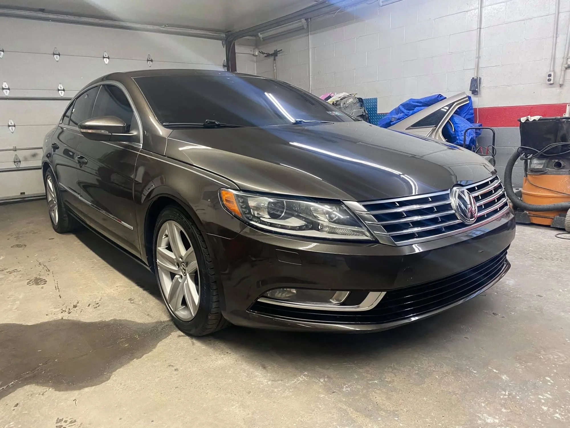 Volkswagen CC after front-corner collision repair